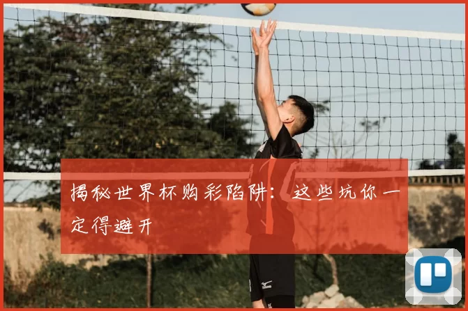 揭秘世界杯购彩陷阱:这些坑你一定得避开