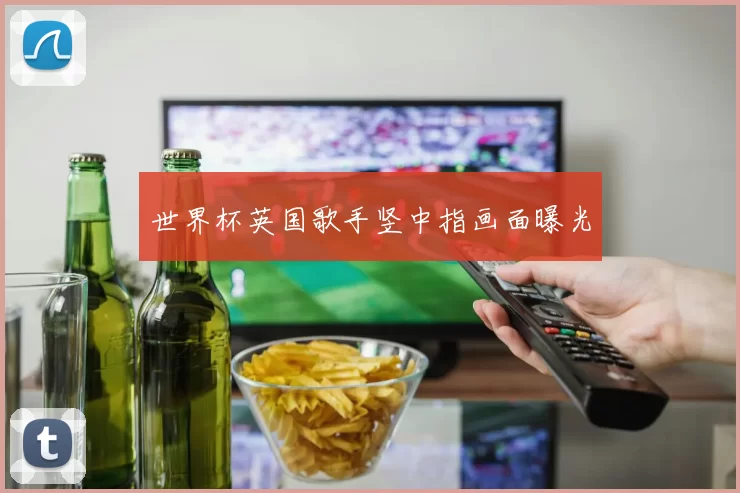 世界杯英国歌手竖中指画面曝光